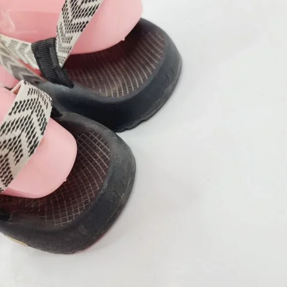 Chaco Women's White Black Z2 Classic Outdoor Trail Hiking Sandal Size 7 - Picture 4 of 11